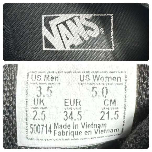 | Vans | Black Midnight Floral Lace-Up Shoes - 3.5/5 - Picture 9 of 9